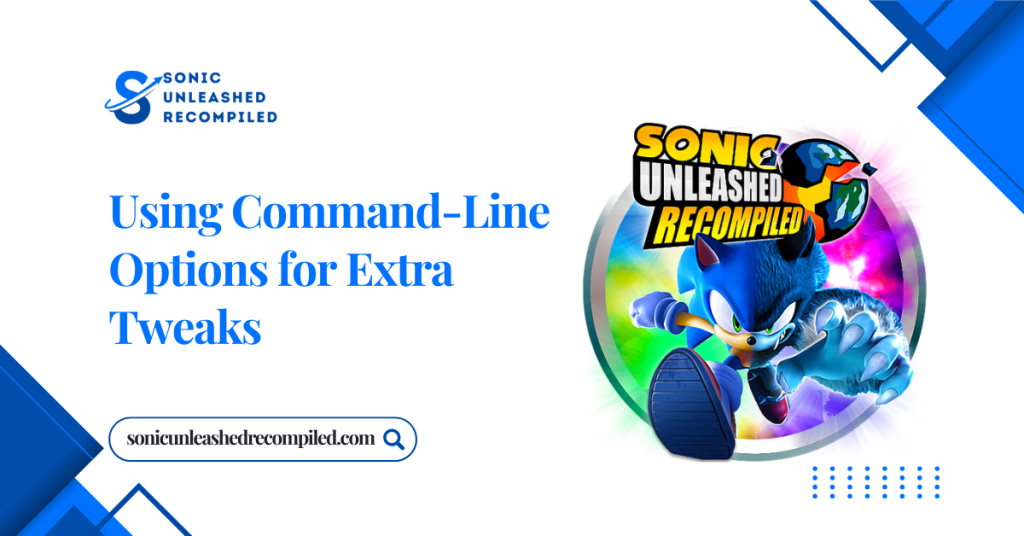 Using Command‑Line Options for Extra Tweaks
