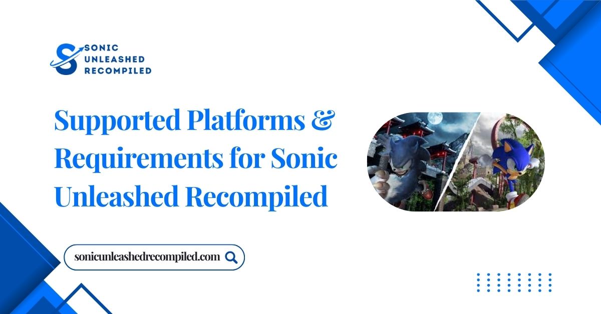 supported platforms and requirements for sonic unleashed recompiled